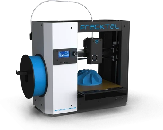The Fracktal Snowflake 3D printer.