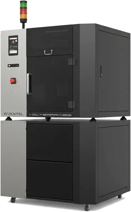 The Fracktal Volterra 3D printer.