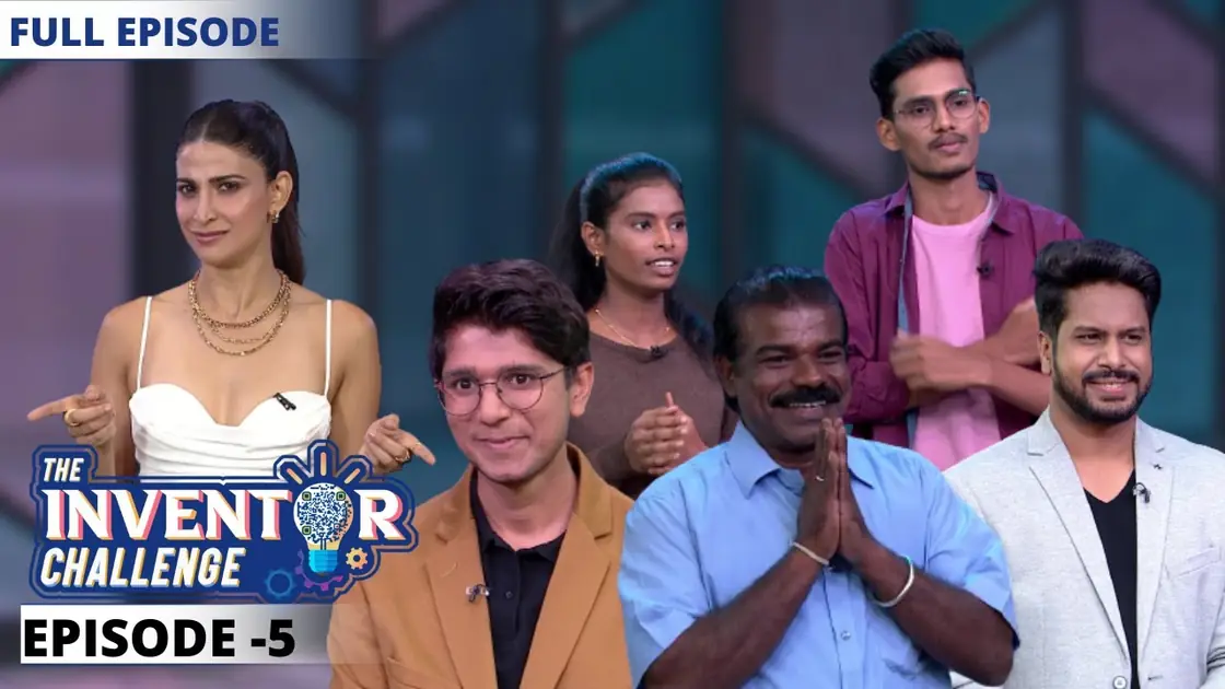 The cast of the Inventor Challenge episode five, titled 'Helping People'.